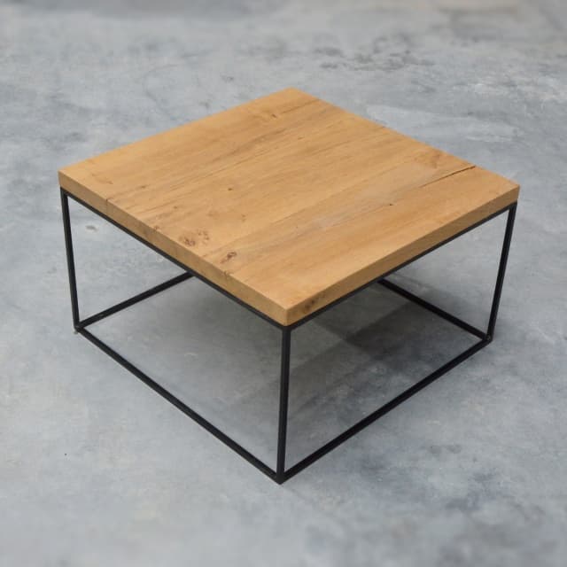 Massief Eiken Bijzettafel 4