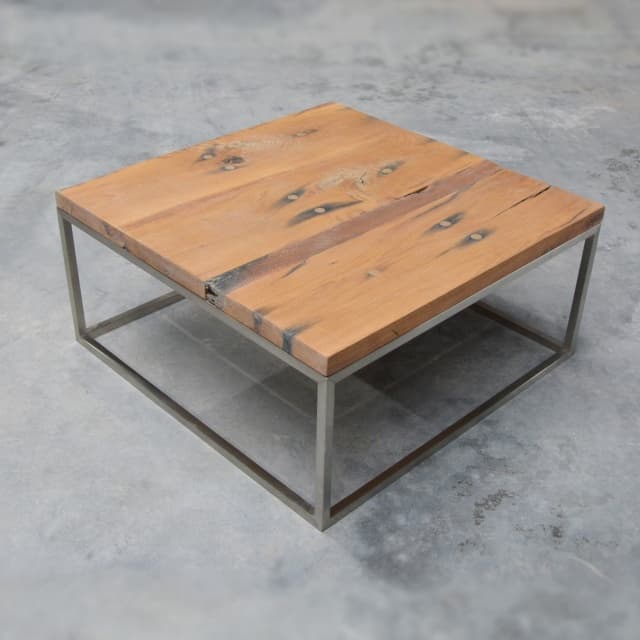 Massief Eiken Bijzettafel 6