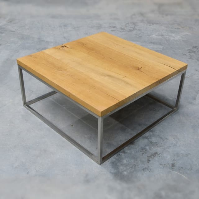 Massief Eiken Bijzettafel 7