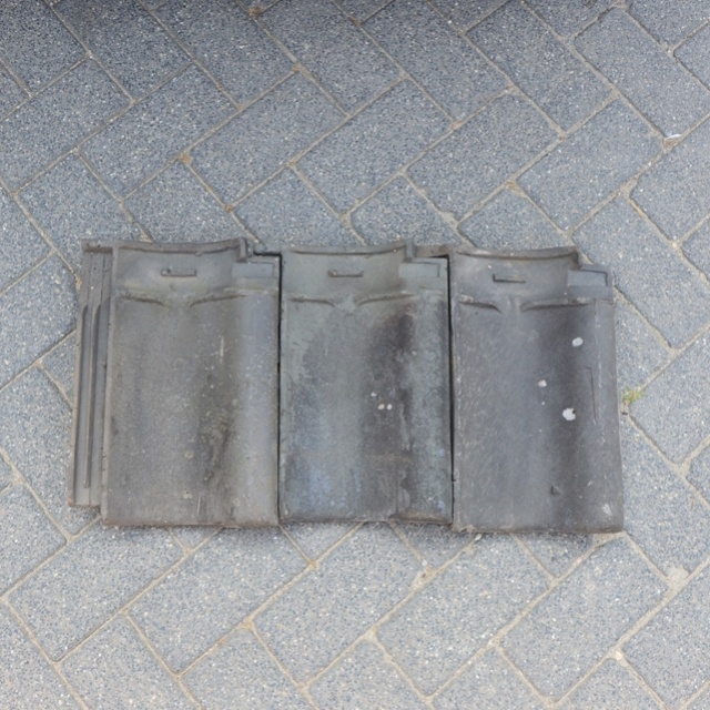 Gebruikte VH dakpan blauwgesmoord 