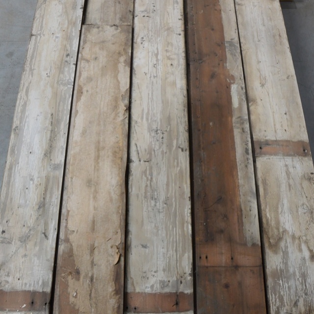 Oude geverfde planken 