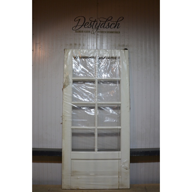 Nieuwe opdekdeur met glas 