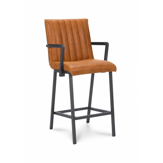 Barkruk Lewis met armleuning Zithoogte 75 cm