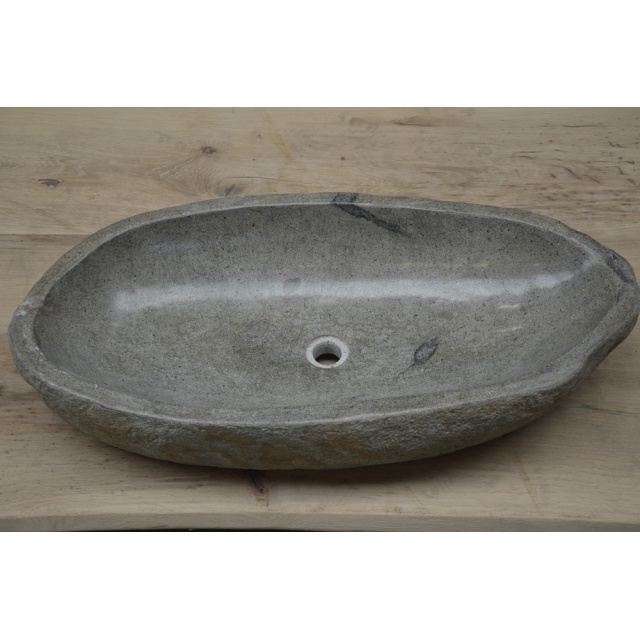 Natuurstenen wasbak uit Indonesië 