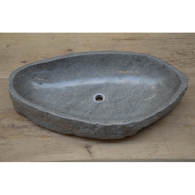 Natuurstenen wasbak uit Indonesië 