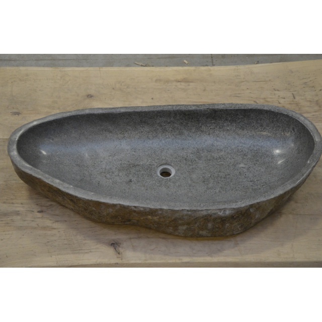 Natuurstenen wasbak uit Indonesië 