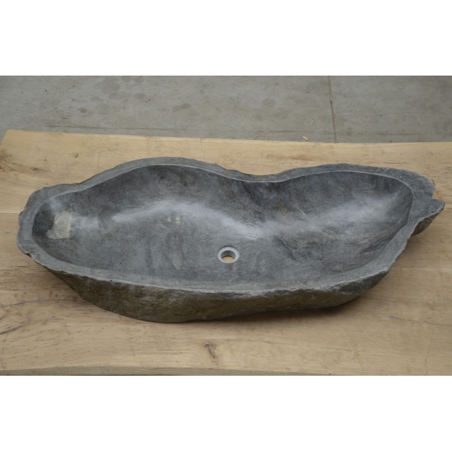 Natuurstenen wasbak uit Indonesië 