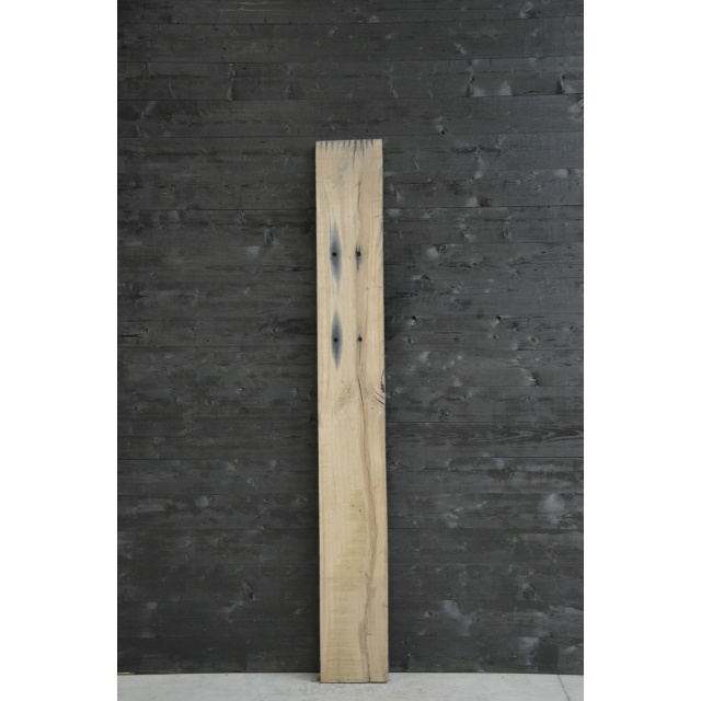 Oude eiken spoorbielsplanken 