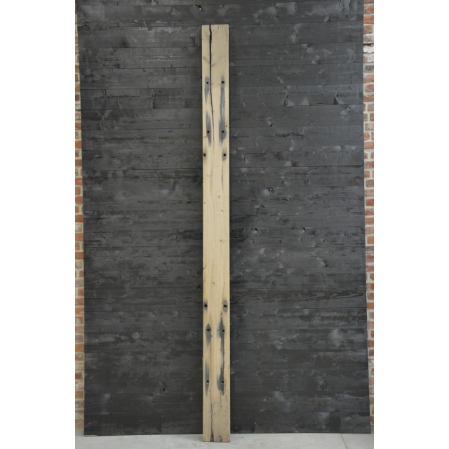 Oude eiken spoorbielsplanken 