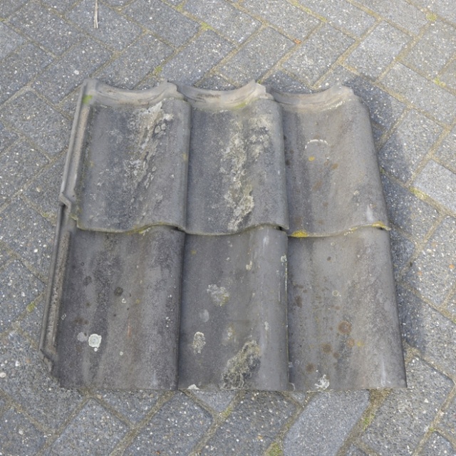 Gebruikte OVH dakpannen blauwgesmoord 