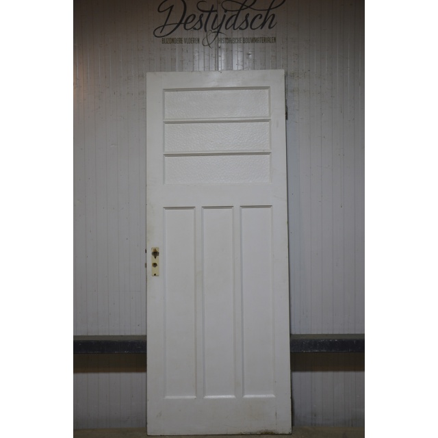 Bruynzeel zesvaks paneeldeur met 3 ruitjes