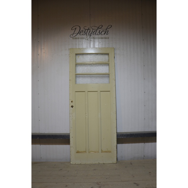 Bruynzeel zesvaks paneeldeur met 3 ruitjes 