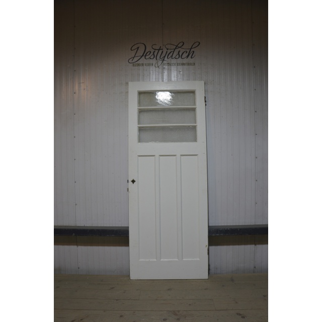 Bruynzeel zesvaks paneeldeur met 3 ruitjes 