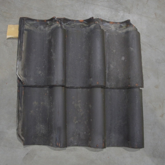 Gebruikte geëengobeerde OVH dakpannen 