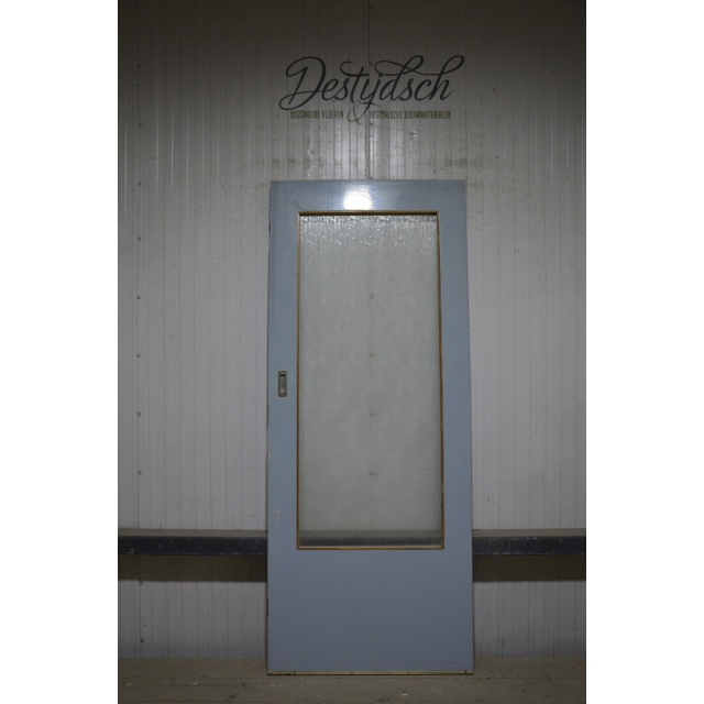 Gebruikte binnendeur met grote ruit 