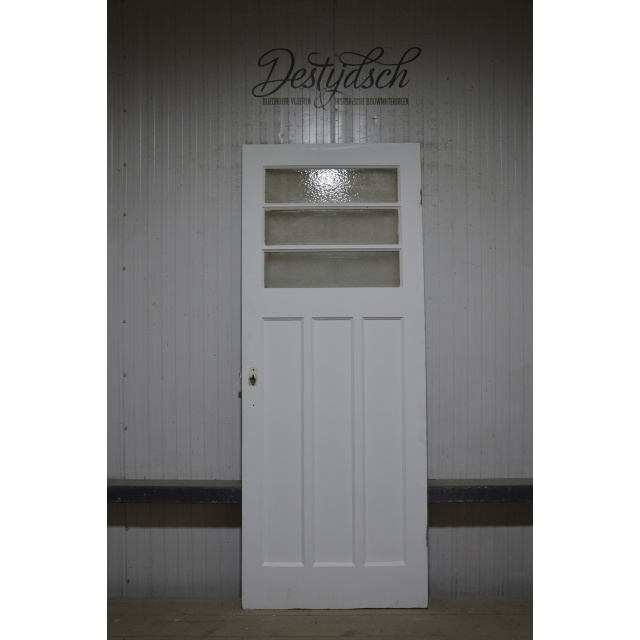 Bruynzeel zesvlaks paneeldeur met 3 ruitjes 