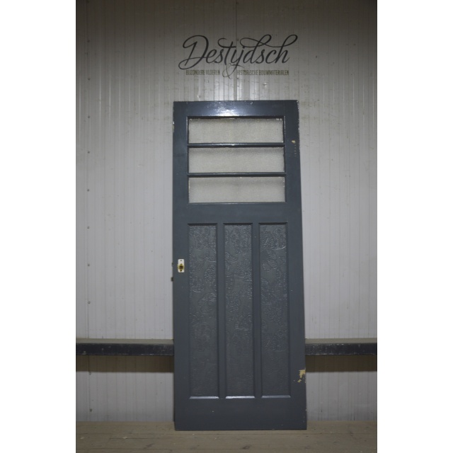 Bruynzeel zesvlaks paneeldeur met 3 ruitjes 