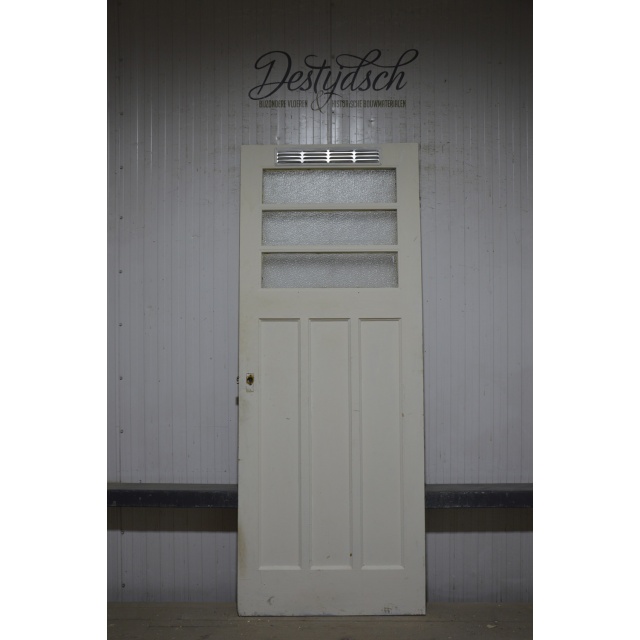 Bruynzeel zesvlaks paneeldeur met 3 ruitjes 