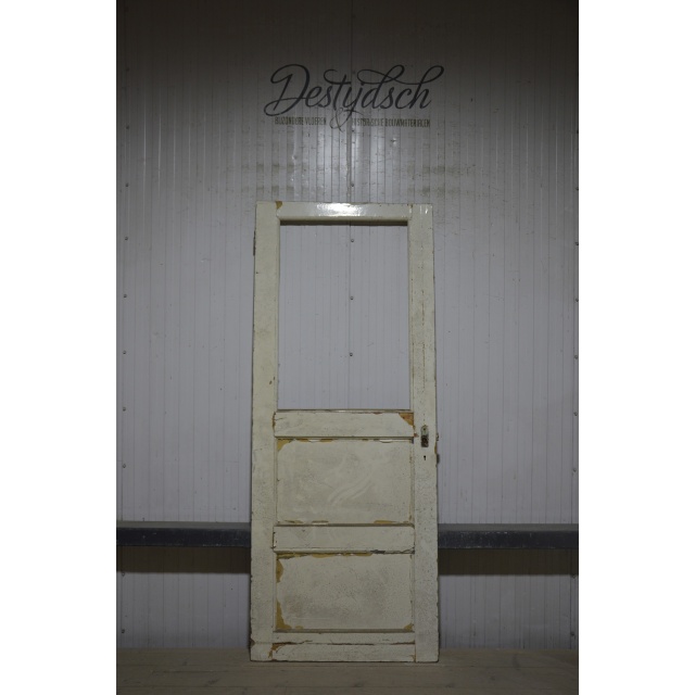 Gebruikte paneeldeur met glas 