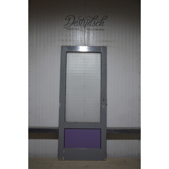 Gebruikte paneeldeur met glas 