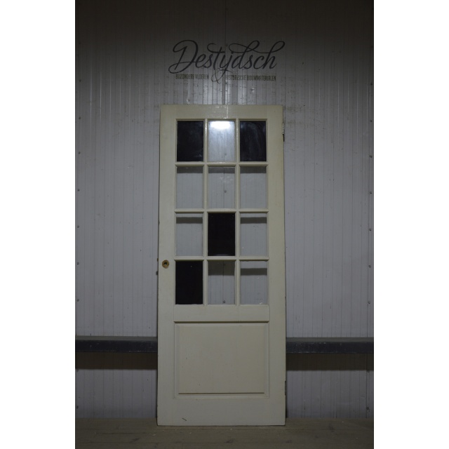Gebruikte paneeldeur met glas 
