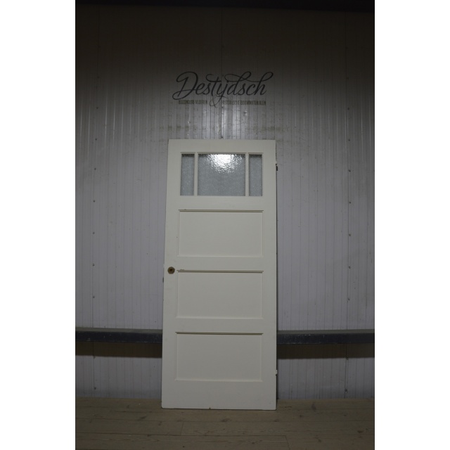 Bruijnzeeldeur deur met 3 ruitjes  