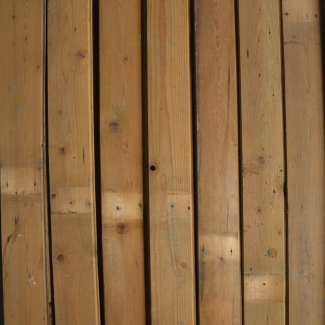 Oude grenen planken met v-groef